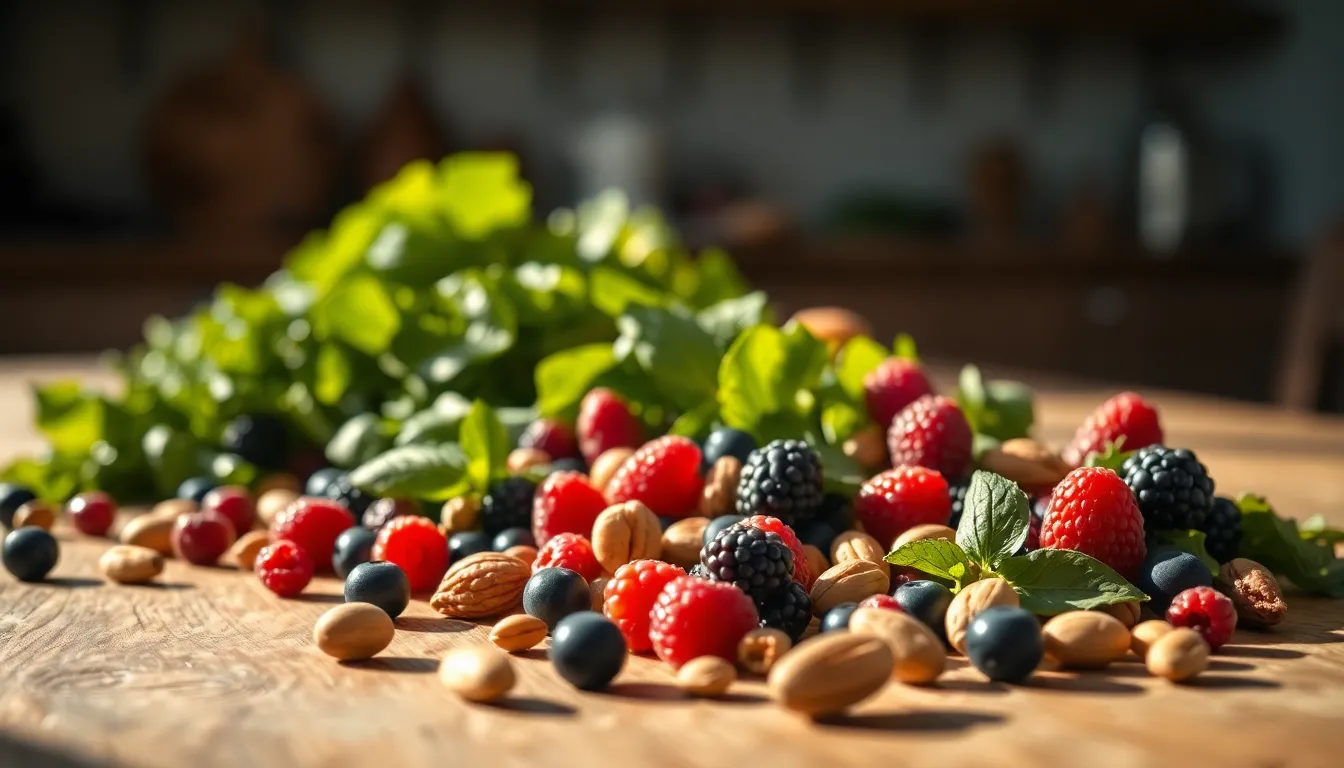 항산화 영양소가 풍부한 과일과 채소